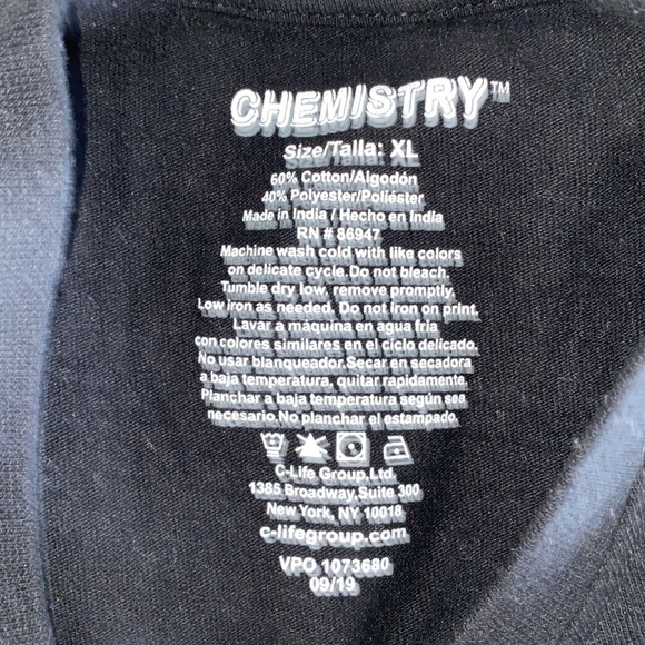CHEMISTRY Cotton Mix Mens Tee | XL | This is my adulting T-Shirt - Picture 4 of 6